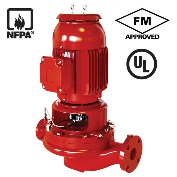 Bomba de incendio Vertical en Linea NFPA20 - UL Listed - Zensitec