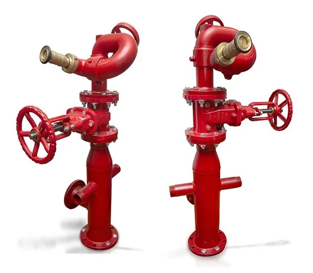 Columna de hidrante con Monitor de agua para redes de incendio - Zensitec