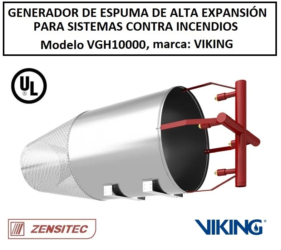 Generador de Espuma de alta Expansión VGH10000 - UL LISTED - Viking - Zensitec