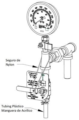 Esquemático de la válvula de apertura manual para sistemas diluvio y preaction DDX - Reliable - Zensitec