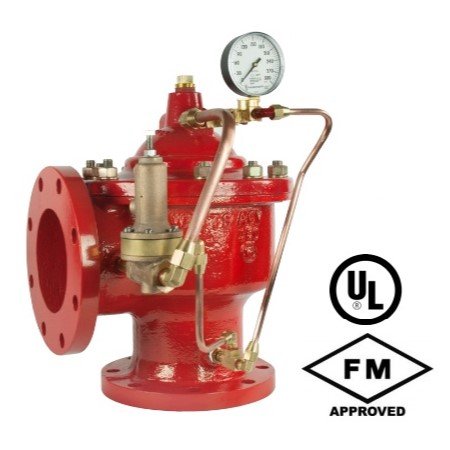 Válvula de alivio de presión para bomba contra incendios UL-FM - Zensitec